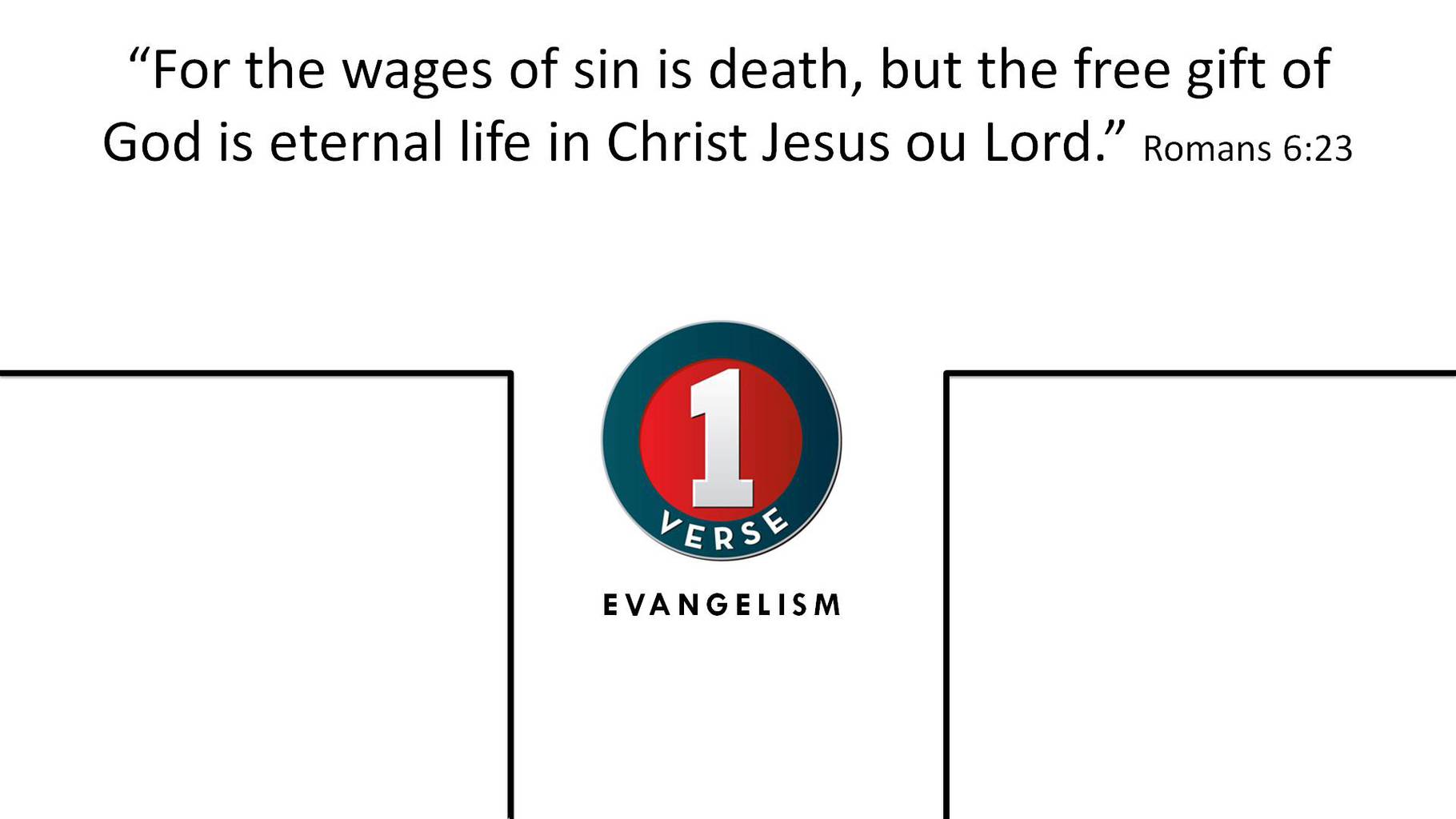 2.2 One Verse Evangelism Temple Baptist Church of Rogers, AR